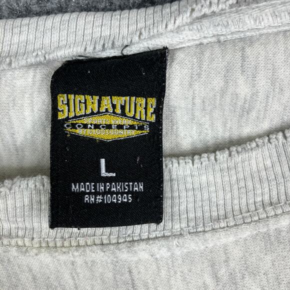 Signature Concepts Sweatshirt Mens L Gray University of Minnesota Graphic - Picture 4 of 12